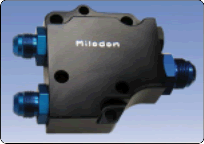 Milodon 21225 Billet Remote Cover 12 AN For Hemi Engine Oil Pump